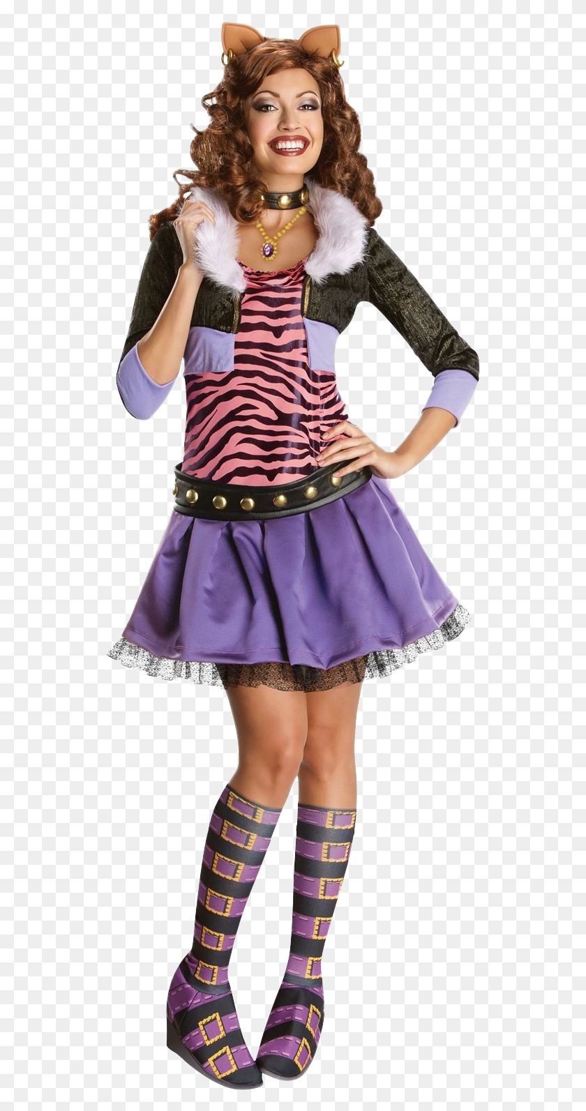 537x1533 Clawdeen Wolf Monster High Costume Monster High Costumes For Adults, Clothing, Apparel, Skirt HD PNG Download