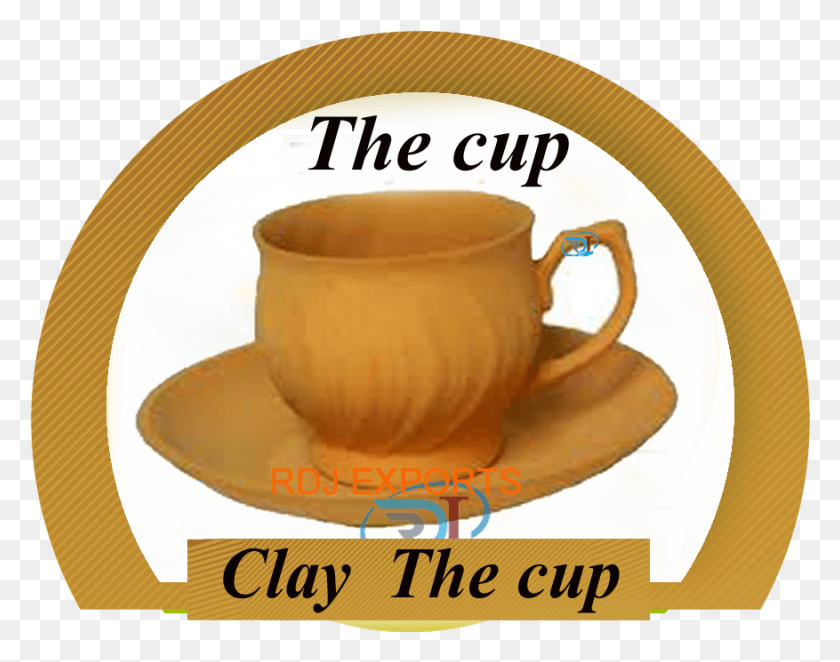 877x677 Clay Cup Cup, Coffee Cup, Saucer, Pottery HD PNG Download