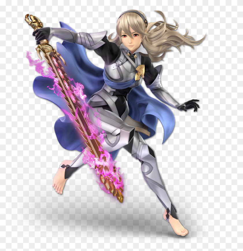 1851x1918 Claypot On Twitter Super Smash Bros Ultimate Corrin Female, Person, Human, Leisure Activities HD PNG Download