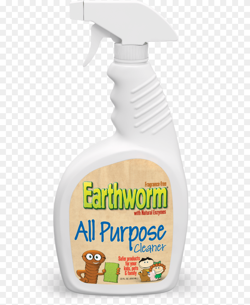 Clean Earth Brands Earthworm All Purpose Multi Surface, Can, Spray Can, Tin, Baby PNG