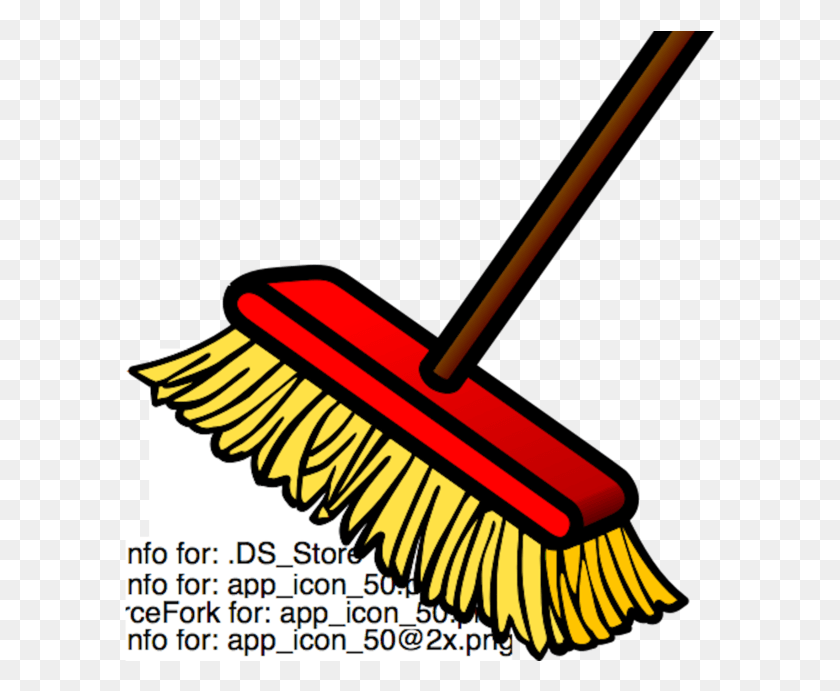591x631 Cleandetritus 4 Transparent Background Broom Clipart, Brush, Tool, Baseball Bat HD PNG Download
