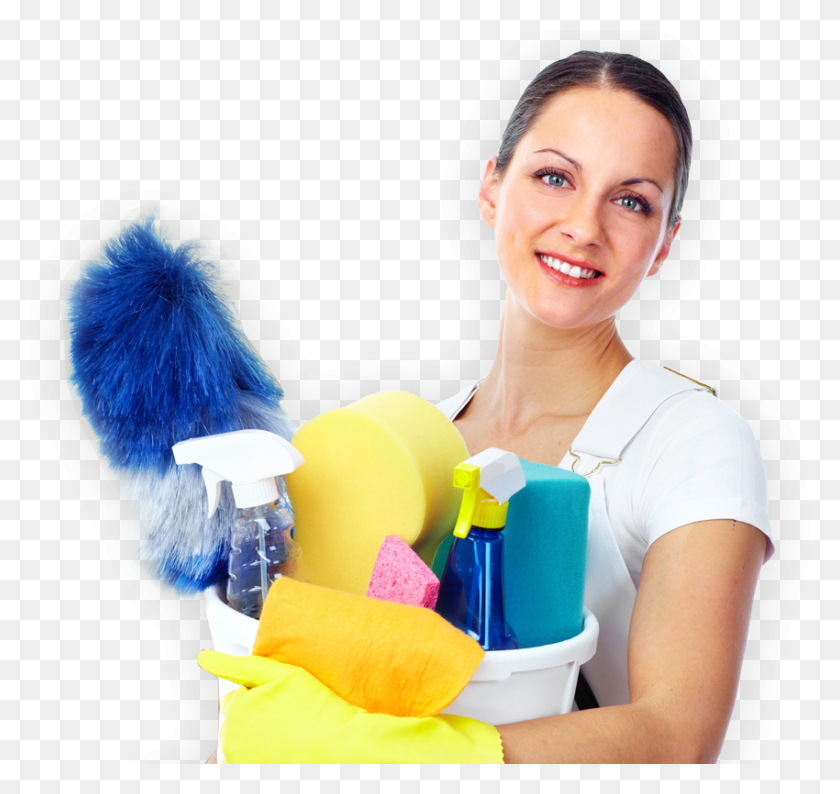 850x800 Cleaner Girl, Person, Human, Cleaning HD PNG Download