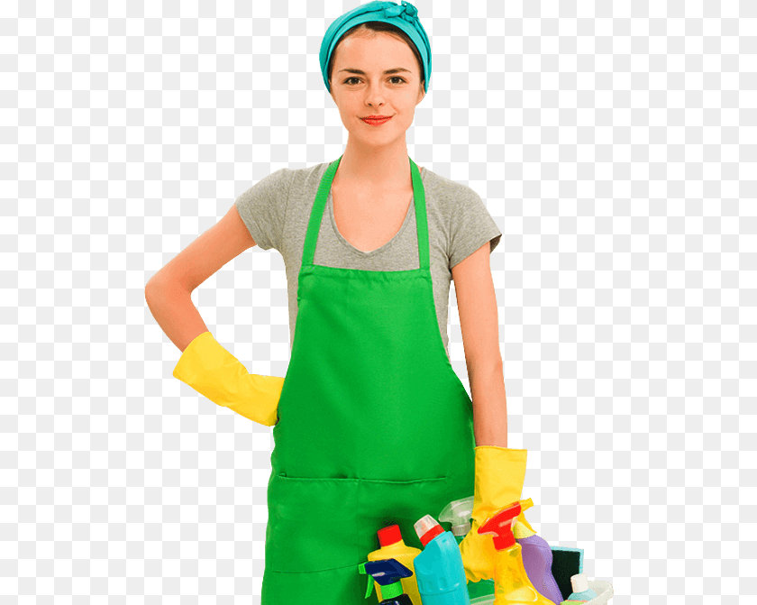 Cleaning Maid, Person, Apron, Clothing, Hat Sticker PNG