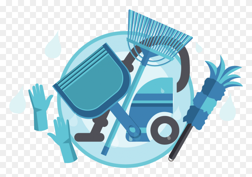 1030x701 Cleaning Maintenance Waste Management Pest Control Cleaning Vector Free HD PNG Download