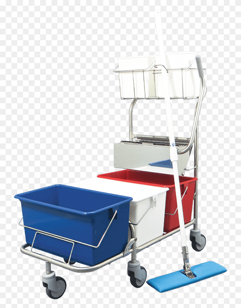 748x1014 Cleanroom Mop Bucket System Cart, Carriage, Vehicle, Transportation HD PNG Download