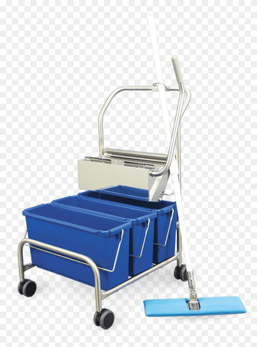 909x1253 Cleanroom Mop Bucket System Cart, Carriage, Vehicle, Transportation Descargar Hd Png