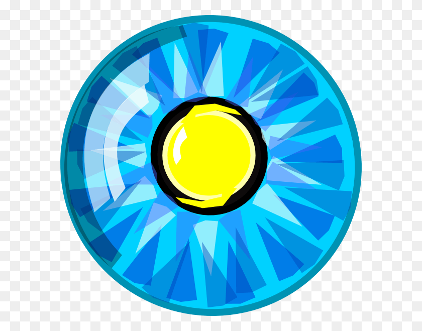 600x599 Clear Eye With Intraocular Lens Clip Art Eye Lens Clip Art, Disk, Dvd, Symbol HD PNG Download