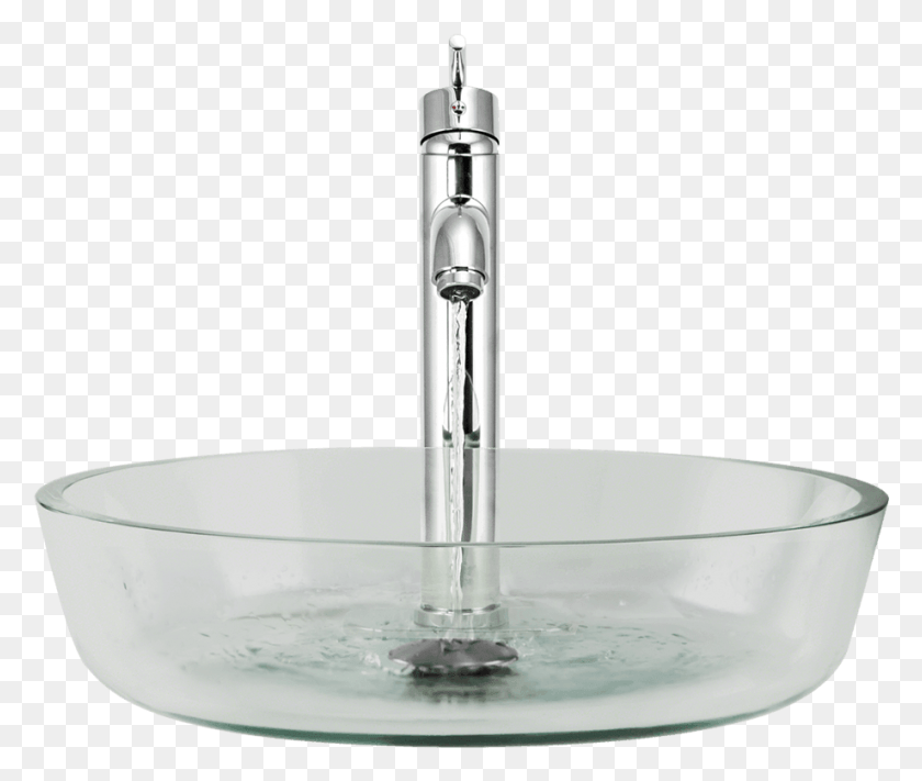 920x768 Clear Glass Sink, Sink Faucet, Bowl, Tap Descargar Hd Png