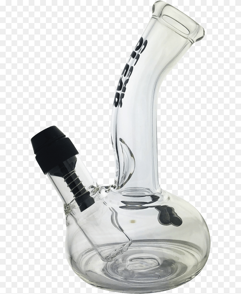Clear It Bubble Bong Spring Loadedclass, Jar, Glass, Smoke Pipe Sticker PNG