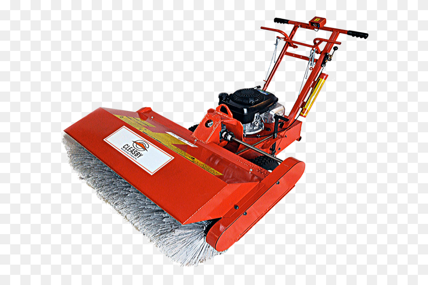 610x500 Cleasby Rs Sweeper Panther Transparent Background Walk Behind Mower, Tool, Lawn Mower, Bulldozer HD PNG Download