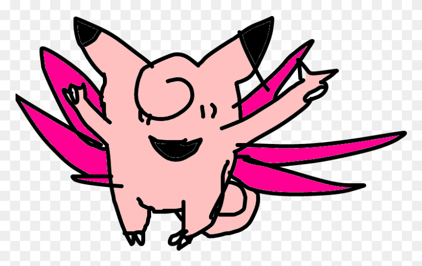 798x481 Clefable Cartoon, Graphics, Paper HD PNG Download