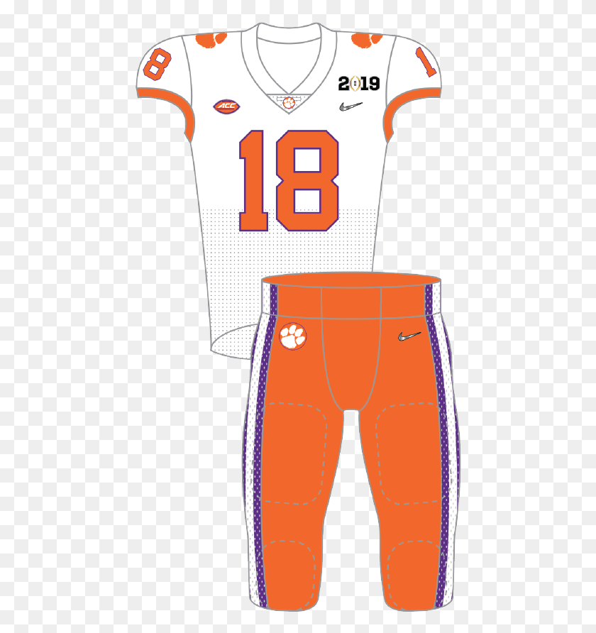 460x832 Clemson 2018 Playoff White 2018, Clothing, Apparel, Shorts HD PNG Download