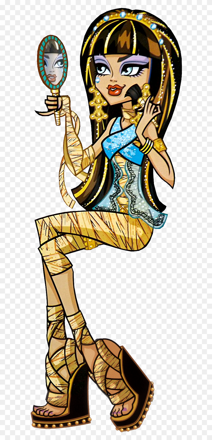 602x1679 Cleo De Nile Cleo De Nile Is The Daughter Of The Mummy Monster High Cleo Sexy, Modern Art, Clock Tower HD PNG Download