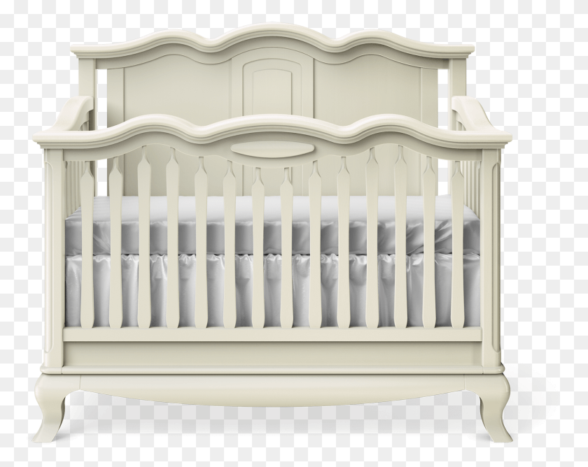 1622x1265 Cleopatra Convertible Crib With Solid Panel Headboard Romina Cleopatra Crib In White, Furniture HD PNG Download