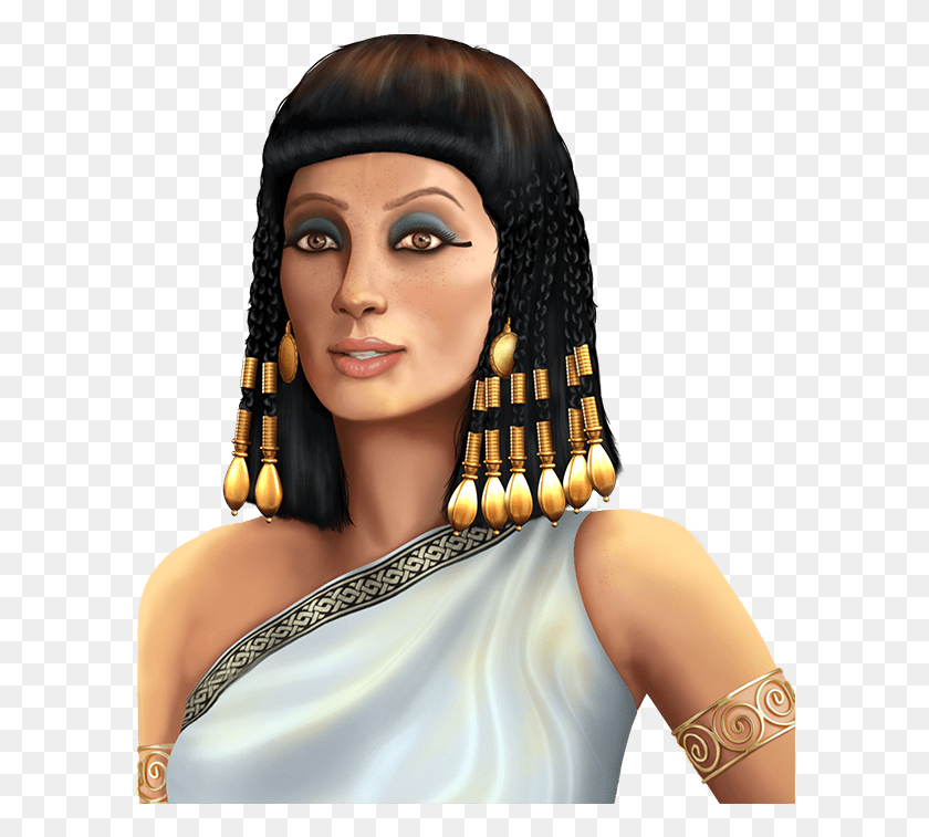 598x697 Descargar Png / Cleopatra El Último De Los Faraones Png