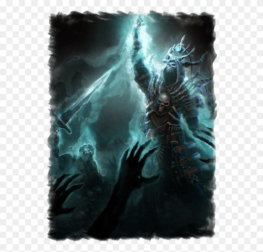 547x745 Cleric Domain Undeath Grim Dawn Nigromante, World Of Warcraft Hd Png