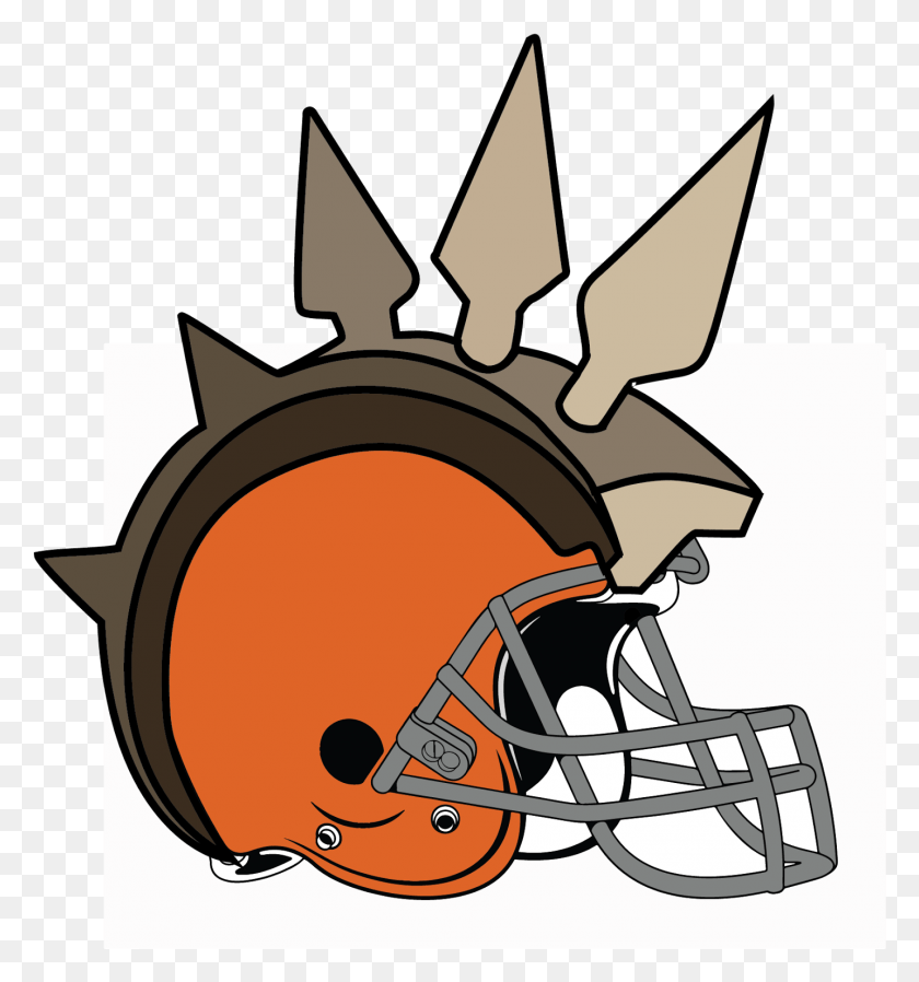 1436x1544 Cleveland Browns New Vs Old Logo Delaware Blue Hens Football Uniform, Clothing, Apparel, Helmet HD PNG Download