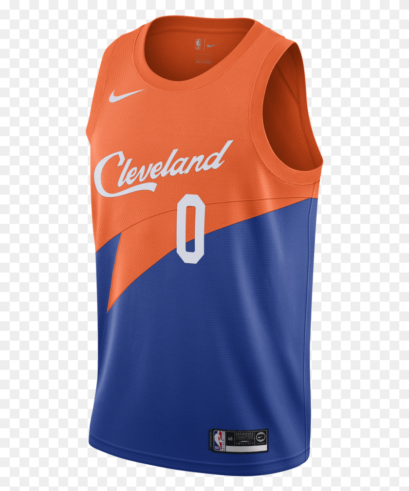 491x949 Cleveland Cavaliers Cleveland City Edition Jersey, Clothing, Apparel, Shirt HD PNG Download