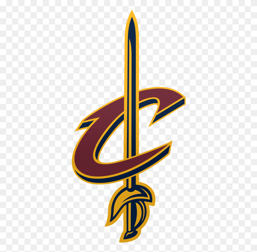 374x764 Descargar Png / Logotipo De Los Cleveland Cavaliers, Hook, Texto, Símbolo Hd Png