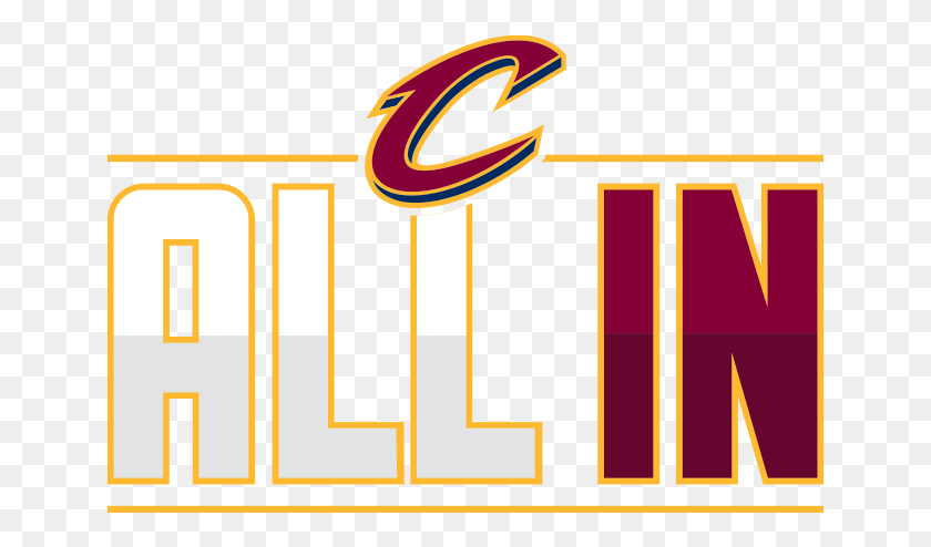 649x434 Cleveland Cavaliers Transparent All In Cavs Logo, Word, Symbol, Trademark HD PNG Download