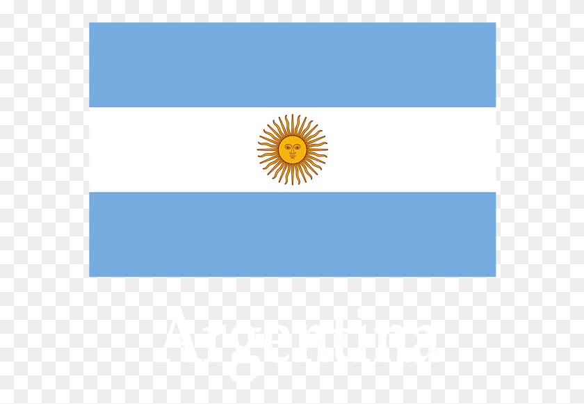 588x521 Descargar Png / Bandera De Argentina Png