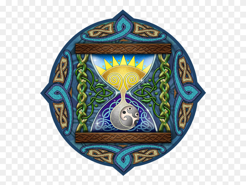 570x572 Click And Drag To Re Position The Image If Desired Celtic Sun Moon, Armor, Symbol, Rug HD PNG Download