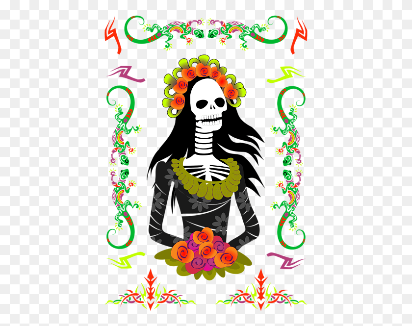 415x605 Click And Drag To Re Position The Image If Desired Day Of The Dead, Graphics, Poster HD PNG Download