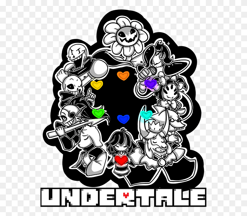 567x673 Click And Drag To Re Position The Image If Desired Fondos De Pantalla Undertale Android, Graphics, Floral Design HD PNG Download
