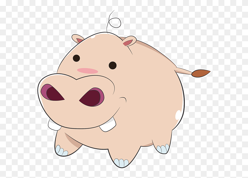 595x544 Click And Drag To Re Position The Image If Desired Hippo With Big Nose, Piggy Bank, Pig, Mammal HD PNG Download