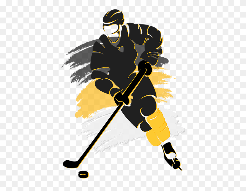 426x593 Click And Drag To Re Position The Image If Desired Hockey Player Silhouette, Graphics, Modern Art HD PNG Download
