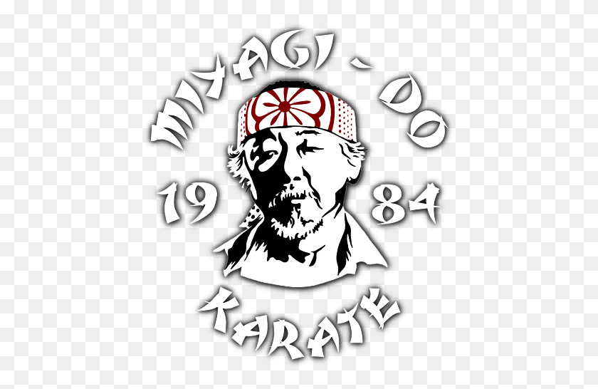 439x486 Click And Drag To Re Position The Image If Desired Karate Kid Miyagi Do, Person, Human, Stencil HD PNG Download