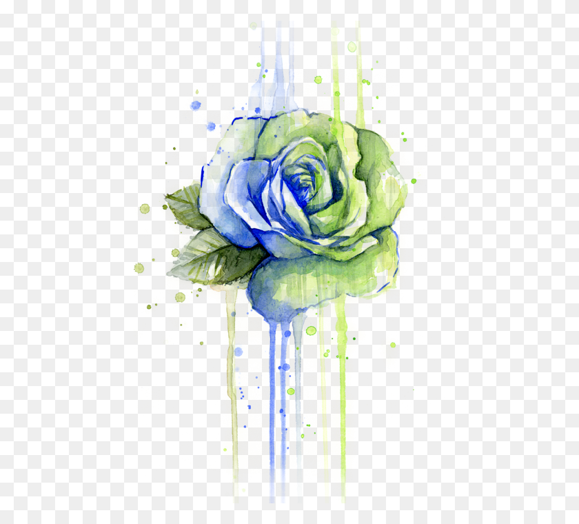 452x700 Click And Drag To Re Position The Image If Desired Seattle 12th Man Seahawks Watercolor Rose, Modern Art HD PNG Download