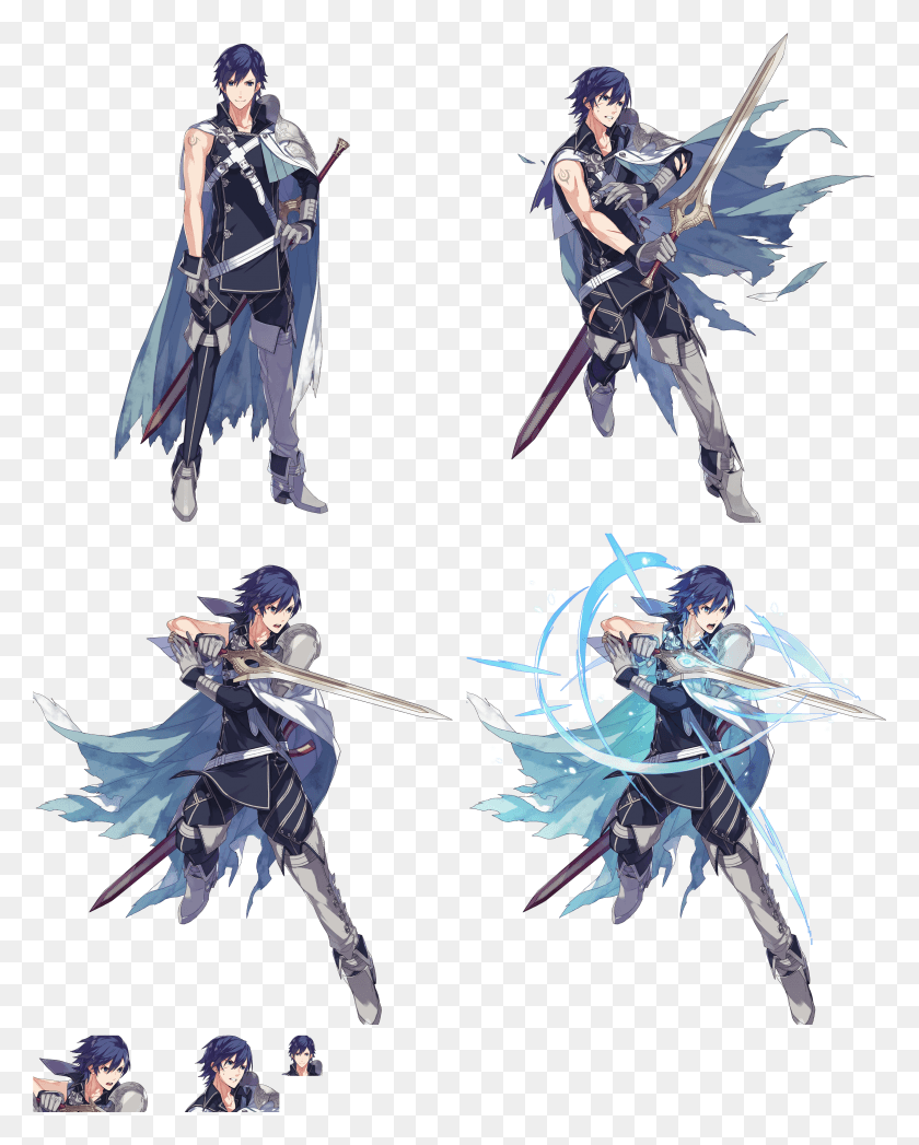 3333x4219 Click For Full Sized Image Chrom Fire Emblem Heroes Chrom HD PNG Download