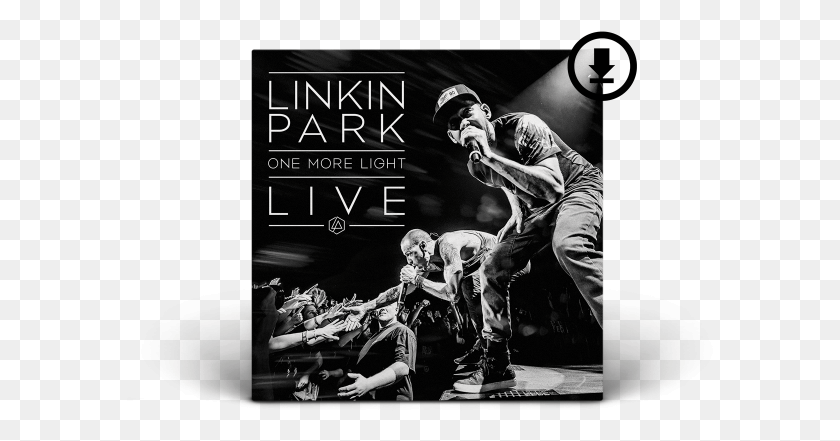 587x381 Click For Larger Image Vinyl Lp Linkin Park Rsd One More Light Live, Person, Human, Advertisement HD PNG Download