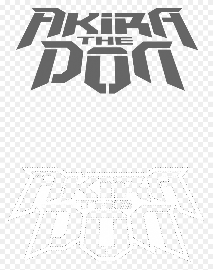 1000x1286 Click Here To Get Your Very Own Akira The Don Stencil, Text, Symbol, Weapon HD PNG Download