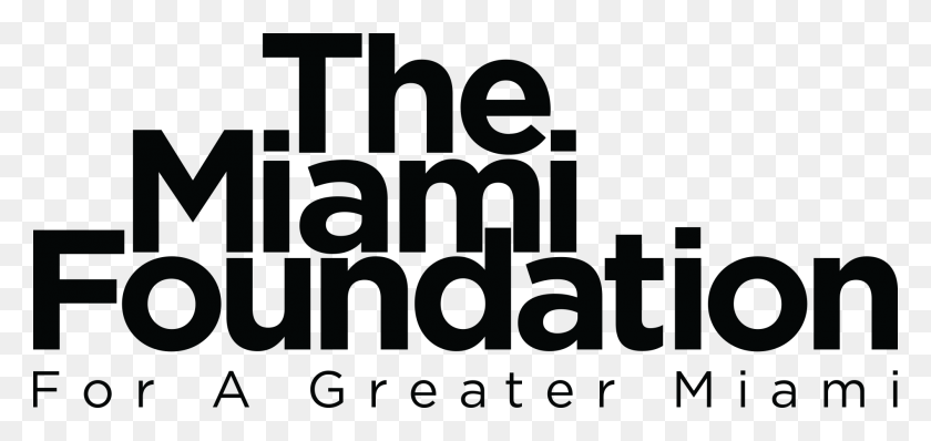 1896x823 Click Here To High Resolution Miami Foundation Logo, Text, Alphabet, Symbol HD PNG Download