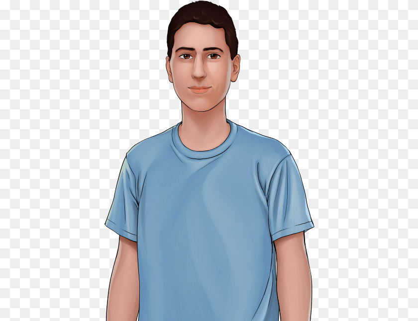 424x646 Click Here To Read Luciano39s Qampa Marketing, T-shirt, Clothing, Adult, Person Transparent PNG