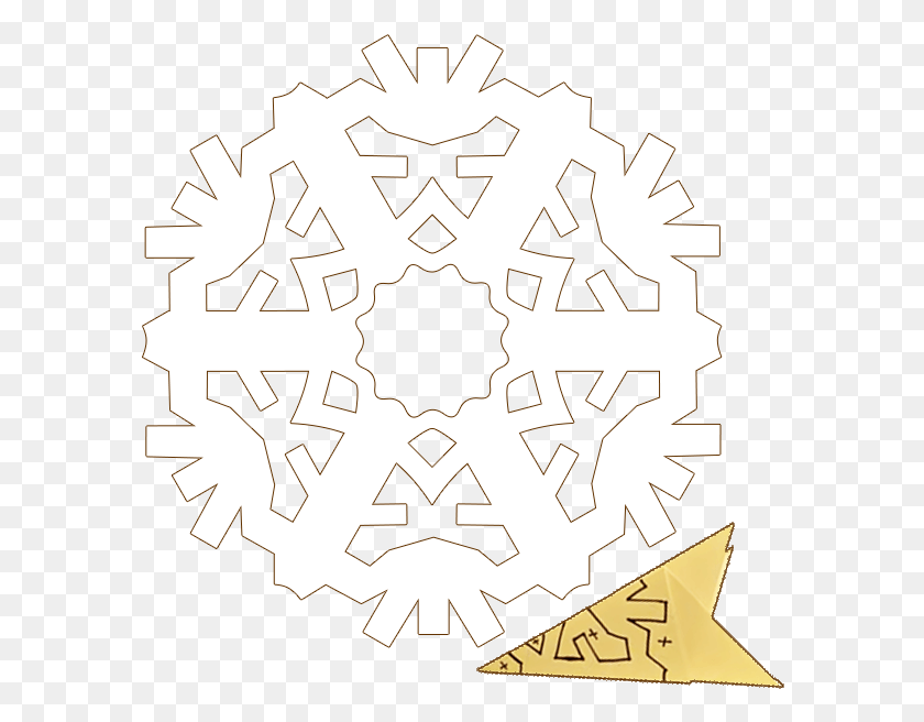 586x596 Click Here To Snowflake With Clear Background, Poster, Advertisement, Stencil HD PNG Download