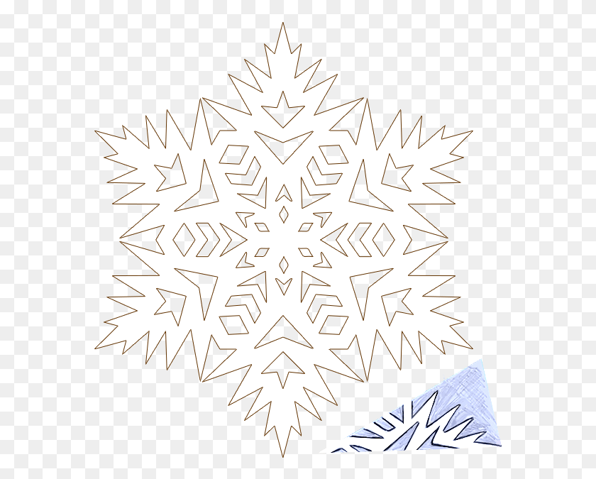 575x615 Click Here To Snowflake With Clear Background Snowflake, Rug, Stencil, Symbol HD PNG Download