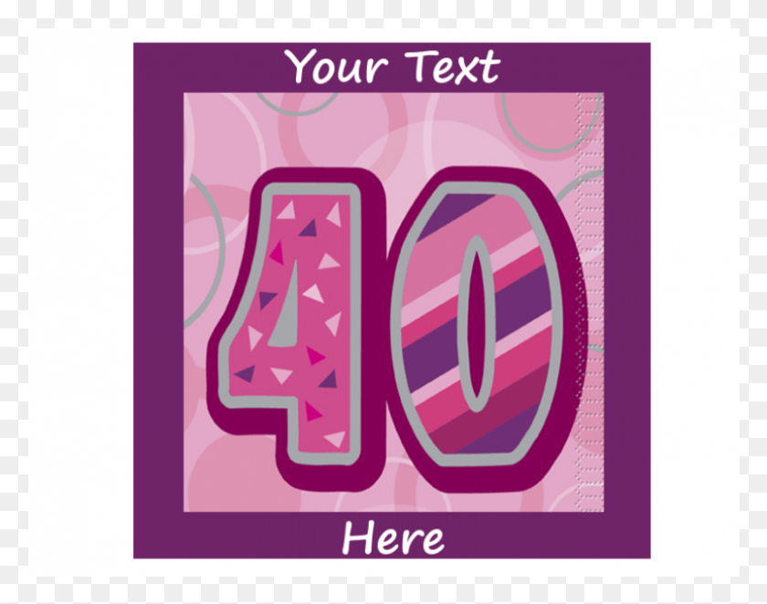 801x619 Click Image For Gallery 18th Birthday Napkins Blue, Number, Symbol, Text HD PNG Download