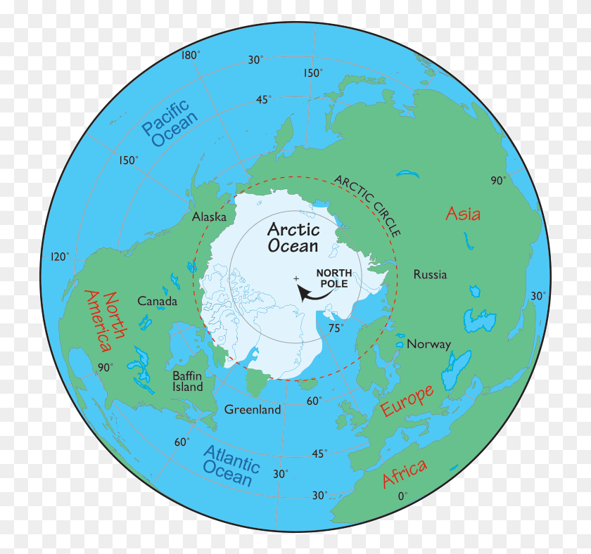 728x728 Click On The Map To Have A Closer Look Arctic Circle, Outer Space, Astronomy, Universe HD PNG Download