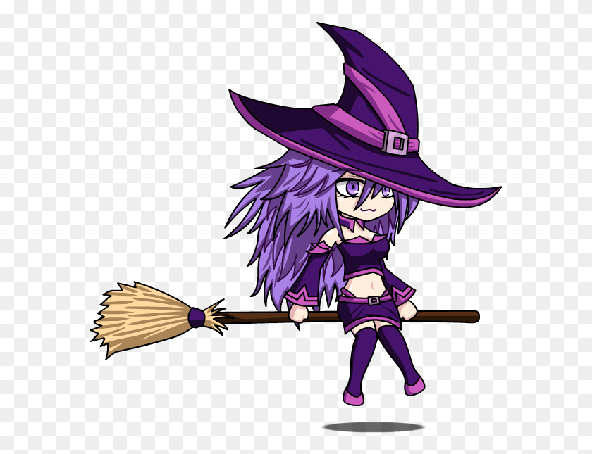 587x585 Click On The Photo To Start Tagging Anime Witch, Hat, Clothing, Apparel HD PNG Download