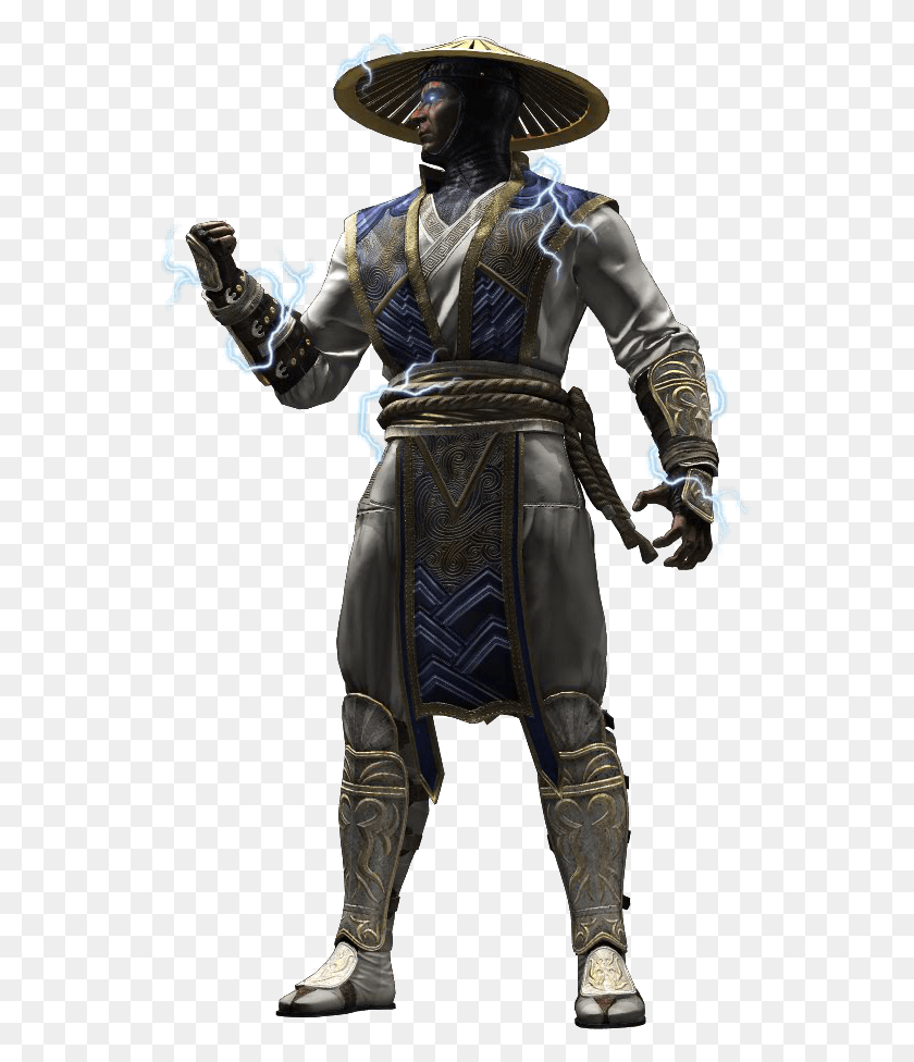 544x916 Click Renders For A Higher Resolution Version Raiden Mortal Kombat Render, Hat, Clothing, Apparel HD PNG Download