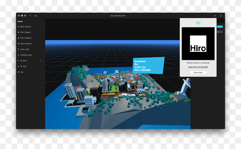 2917x1719 Click The Start Preview Button And You39Ll See Your Hiro Augmented Reality, Electronics, Screen, Monitor Descargar Hd Png