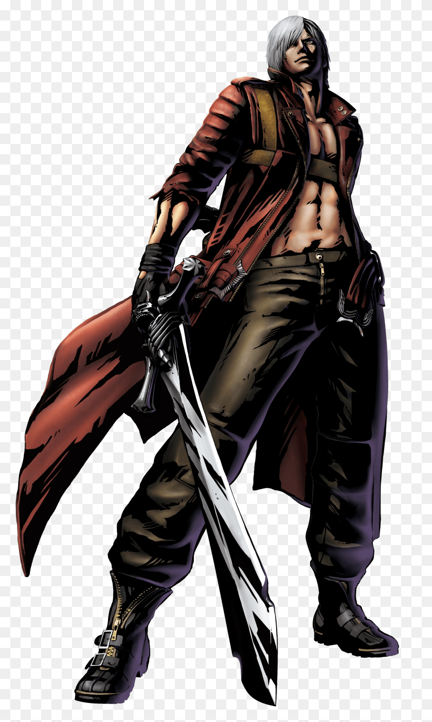 2223x3832 Click This Bar To View The Original Image Of 2896x4096px Dante Devil May Cry Marvel Vs Capcom HD PNG Download