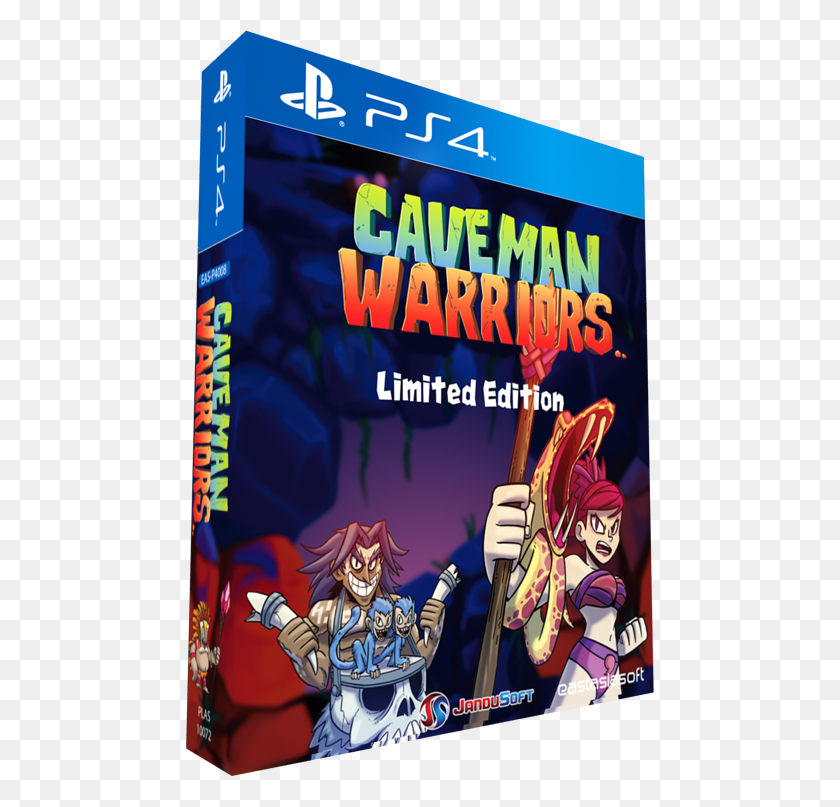 469x747 Click To Enlarge Image Cavemanwarriors Collectorbox Playstation App, Poster, Advertisement, Comics HD PNG Download