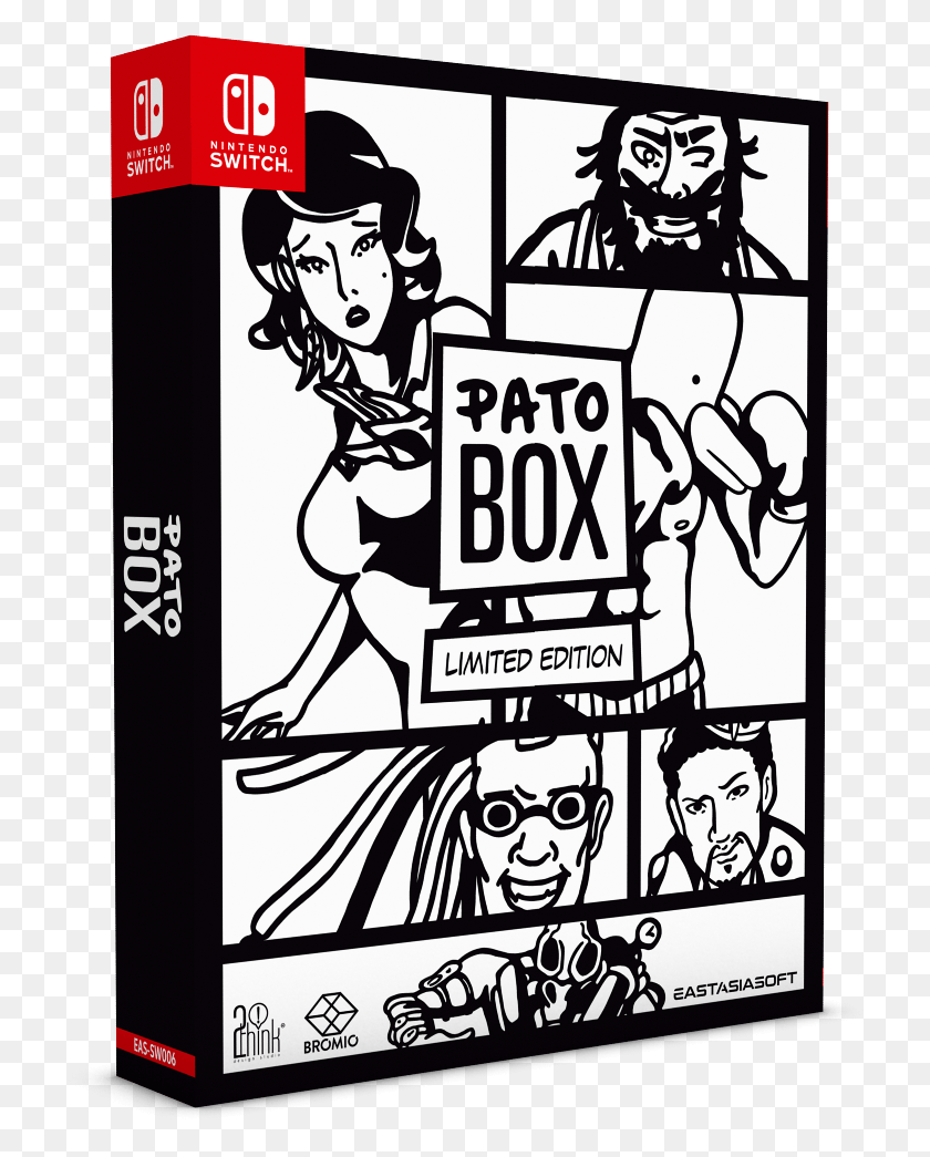 721x985 Descargar Png / Patobox Switch Collectorsbox Playstation Vita, Comics, Book, Poster Hd Png