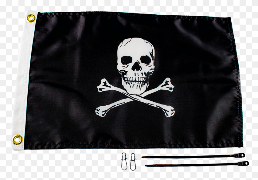 1001x676 Click To Enlarge Jolly Roger Flag, Pirate, Bird, Animal HD PNG Download