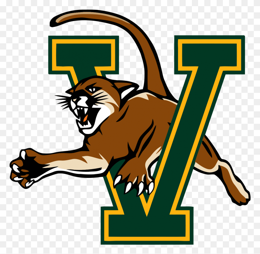 1192x1163 Click To Enlarge University Of Vermont Catamounts Vermont Catamounts Logo, Wildlife, Animal, Mammal HD PNG Download