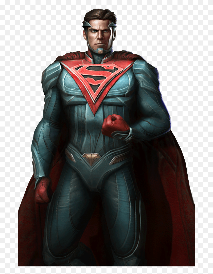 700x1023 Click To Expand Injustice 2 Superman No Background, Clothing, Apparel, Person HD PNG Download